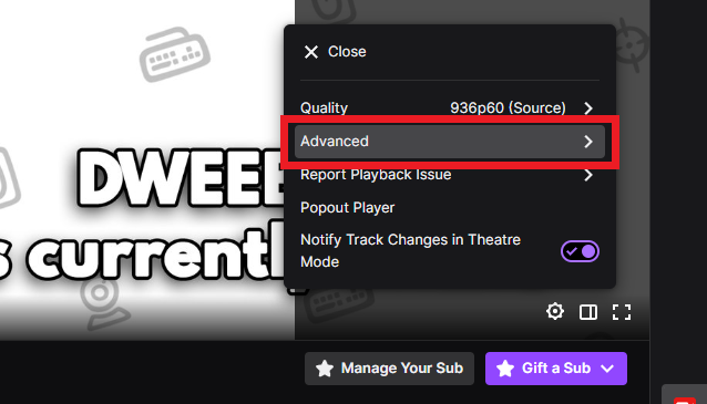 Twitch Video Stat Advanced
