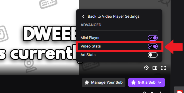 Twitch Video Stat Video Stat