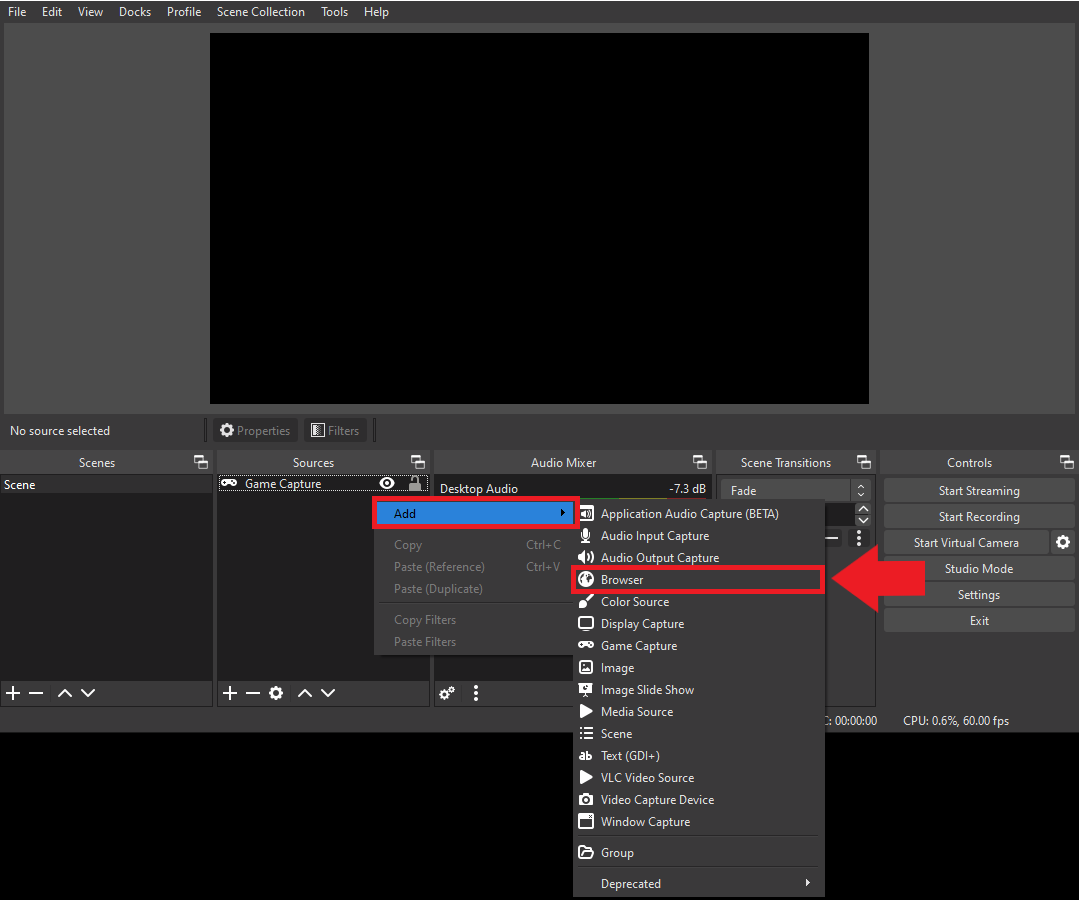 How to add Twitch Chat overlay on Screen. Adding browser source to OBS